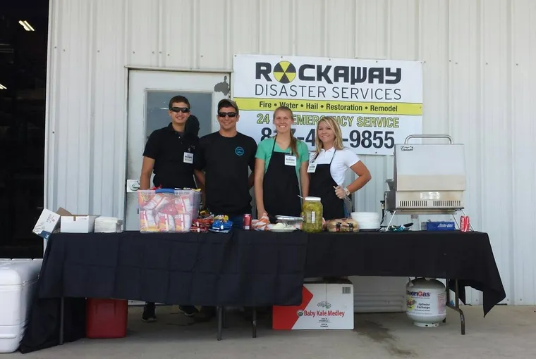 The RockAway Company team outside their Fort Worth office