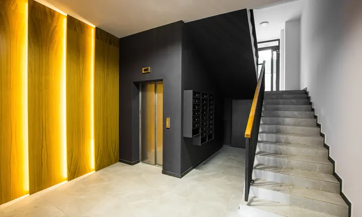 Interior,Of,The,Corridor,Hall,,Apartment,Building