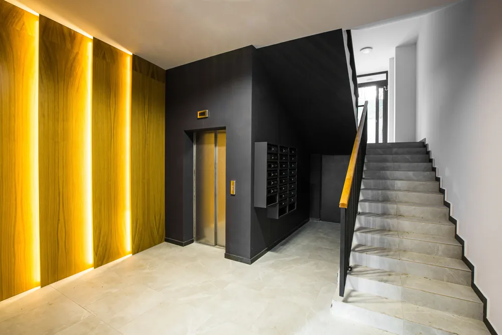 Interior,Of,The,Corridor,Hall,,Apartment,Building