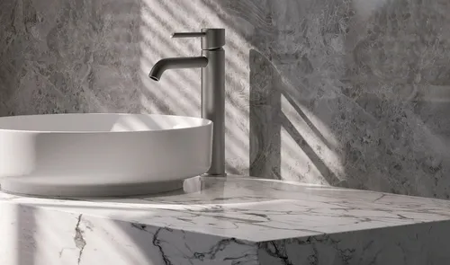 Realistic,3d,Render,Close,Up,Perspective,Blank,Empty,Marble,Counter