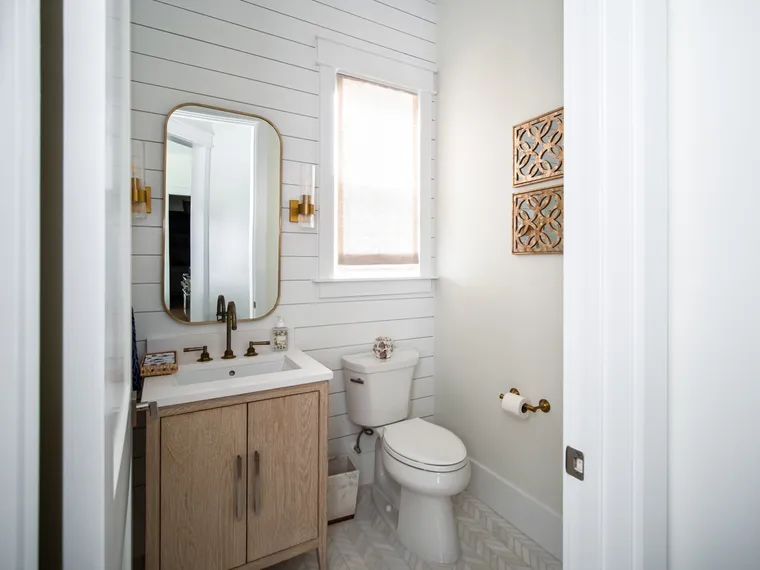 New Luxury Beach Home Guest Bath