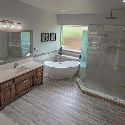 Bathroom remodel by The RockAway Company