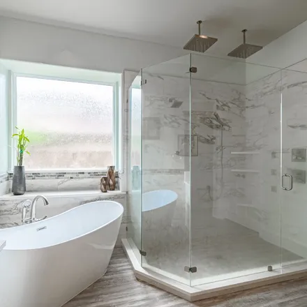 Bathroom remodel by The RockAway Company