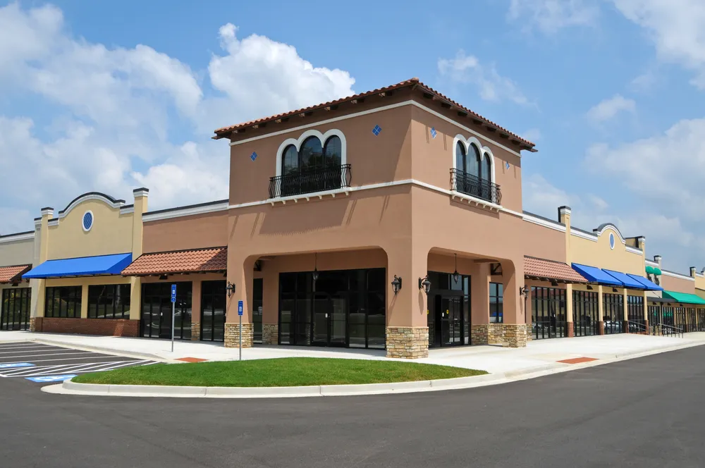 Store,Fronts,In,A,New,Shopping,Center